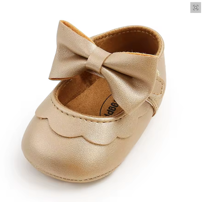 Chaussure bebe fille dore