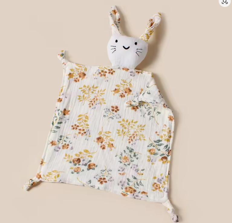 Doudou lapin mousseline coton motif - floral
doudou plat bebe