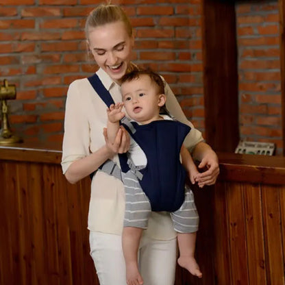 Porte-bébé bleu marine 