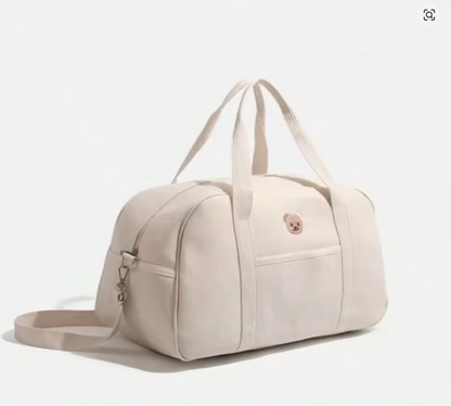 Sac a langer fourre-tout blanc - sac maman grande capacite