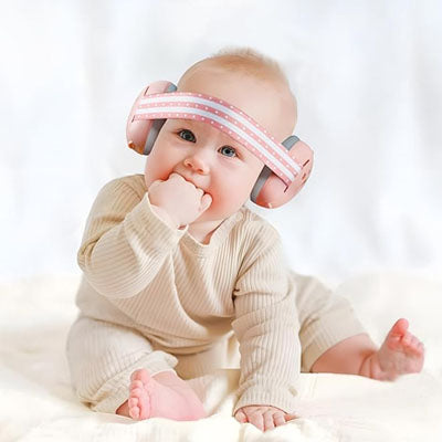 Casque anti bruit bébé vue de face