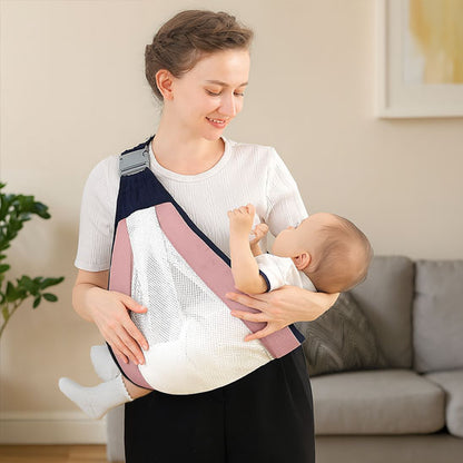 Echarpe de portage bandoulière maman bebe porte en echarpe intérieur