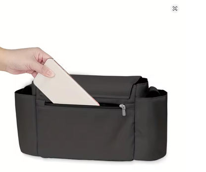 Sac organisateur poussette detail compartiments